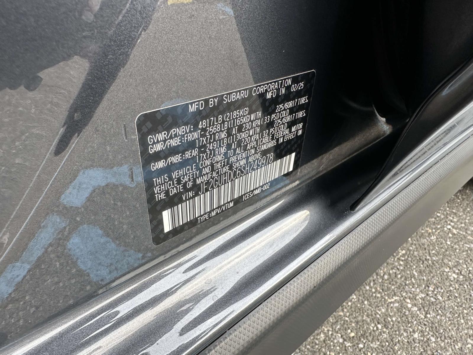 used 2025 Subaru Crosstrek car, priced at $28,098