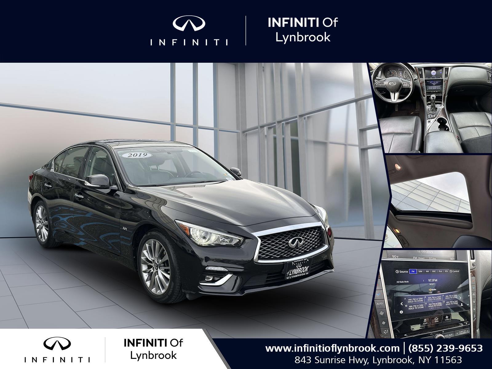 used 2019 INFINITI Q50 car, priced at $16,281