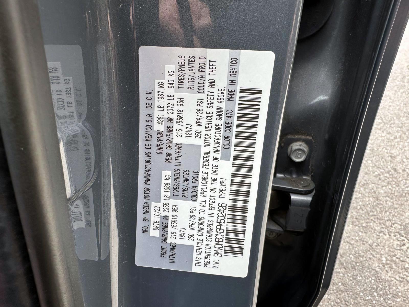 Used 2023 Polymetal Gray Metallic Mazda 2.5 S Carbon Edition AWD image 15