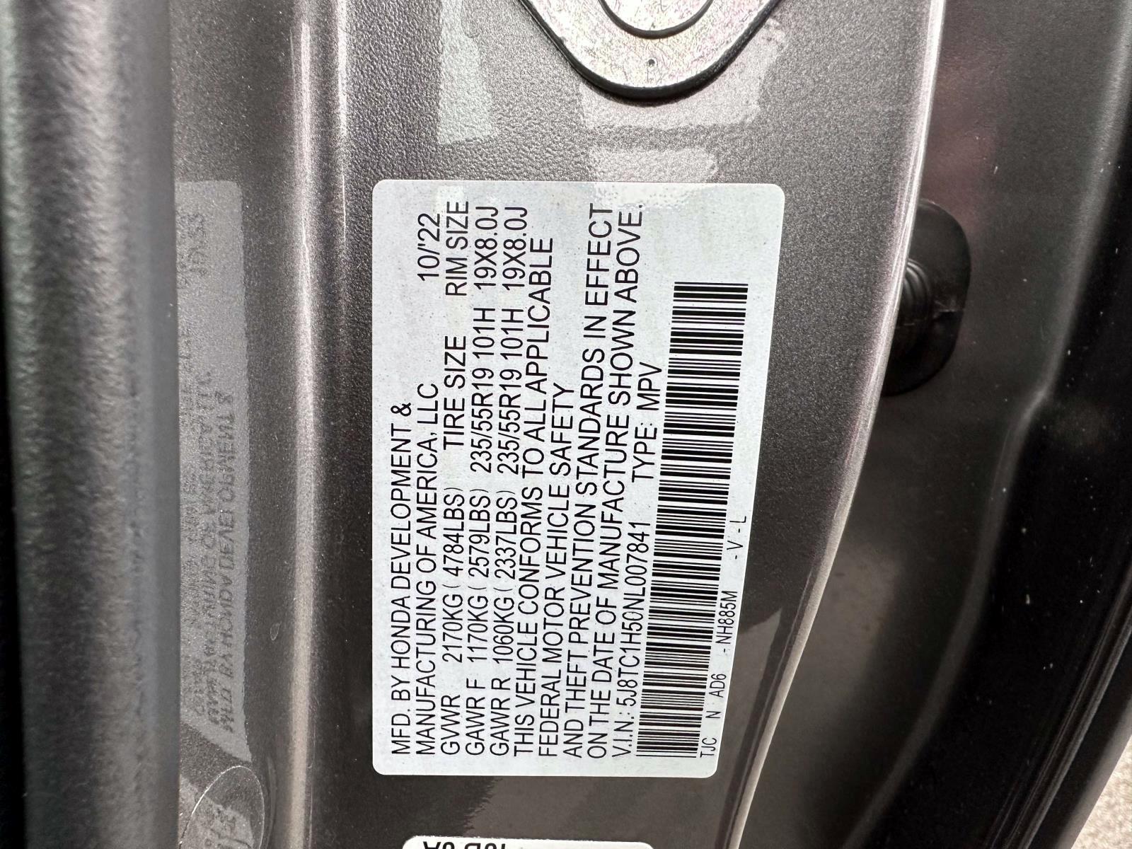 Certified Used 2022 Gray Acura FWD w/Technology Package image 18