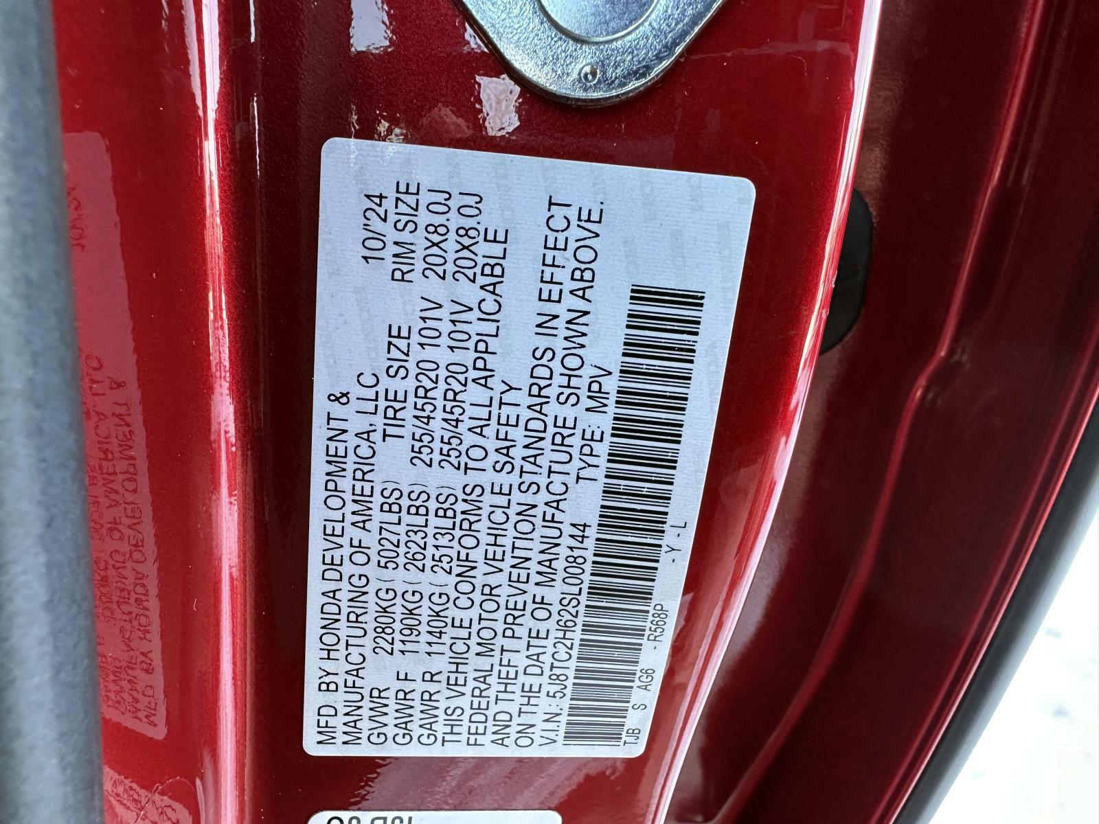 Certified Used 2025 Red Acura SH-AWD w/A-Spec Package image 17