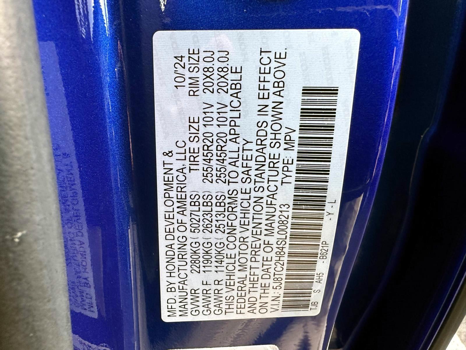 Certified Used 2025 Blue Acura SH-AWD w/A-Spec Advance Package image 20