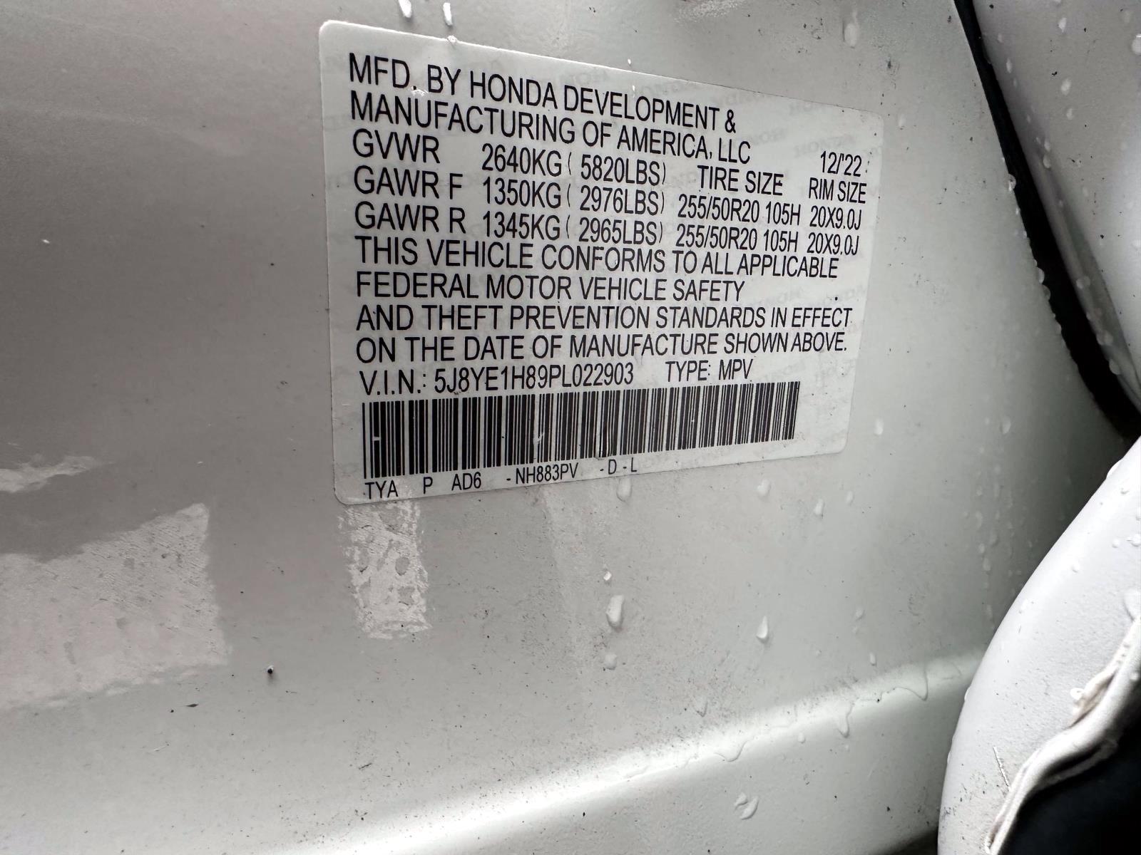 Certified Used 2023 White Acura SH-AWD w/Advance Package image 17