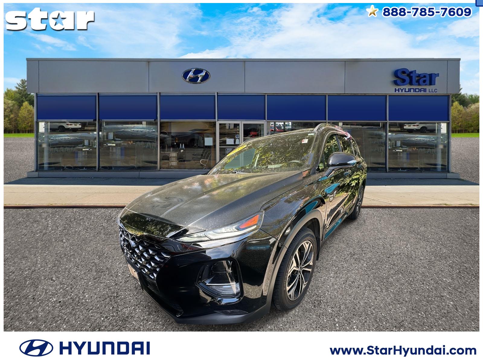 used 2019 Hyundai Santa Fe car, priced at $21,995