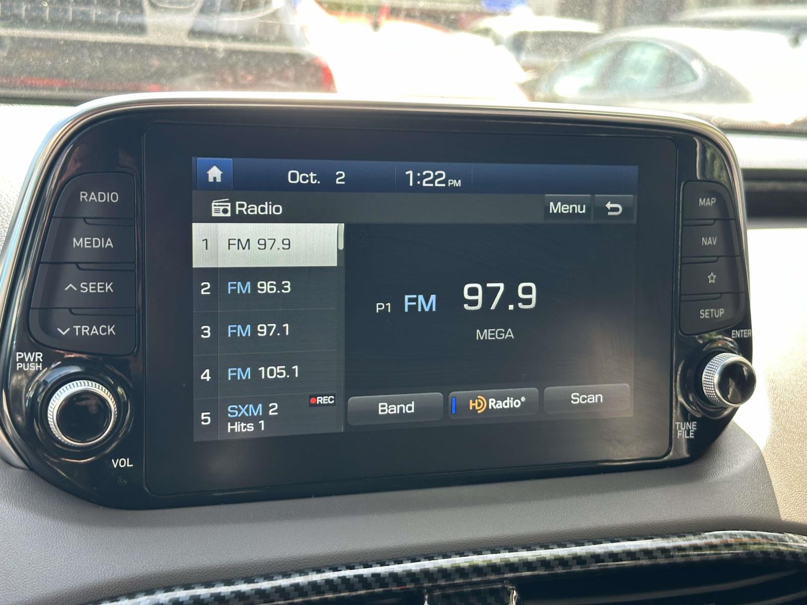 used 2019 Hyundai Santa Fe car, priced at $21,995