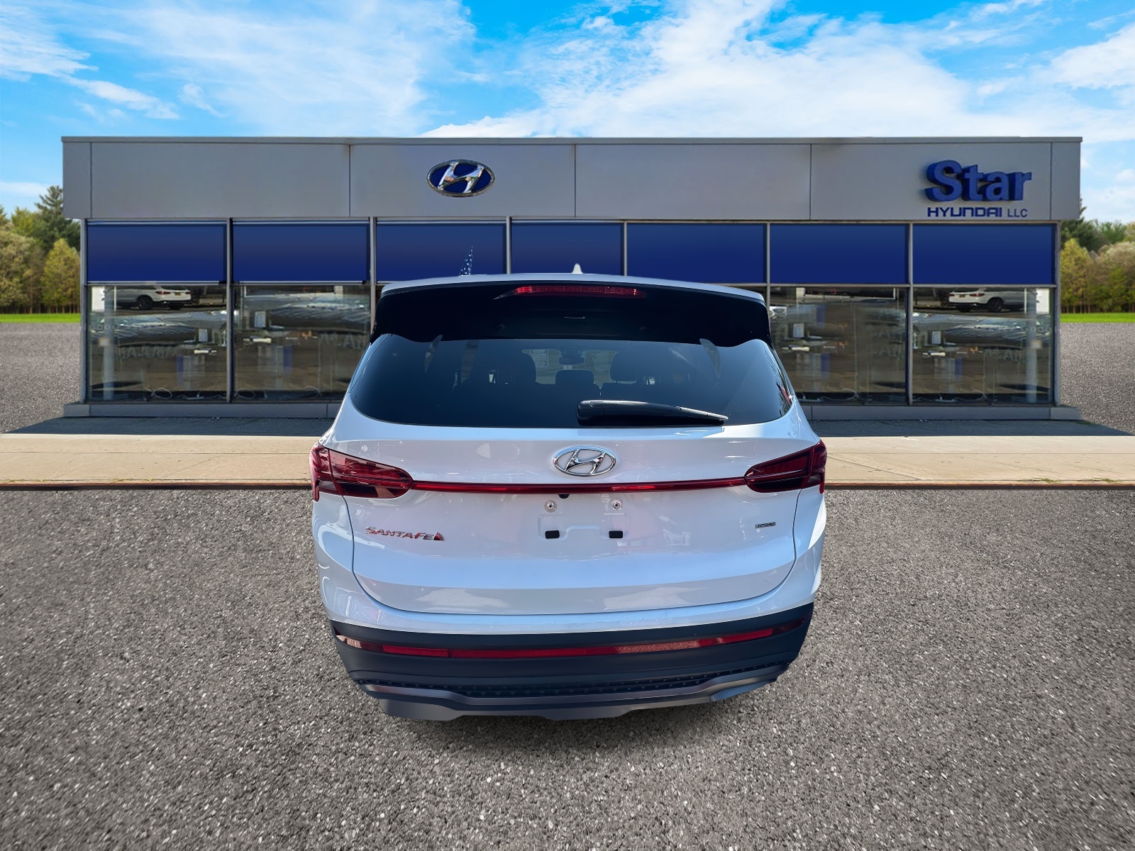 used 2022 Hyundai Santa Fe car, priced at $21,499