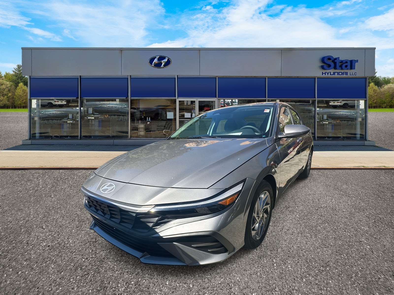 used 2024 Hyundai Elantra Hybrid car, priced at $21,995