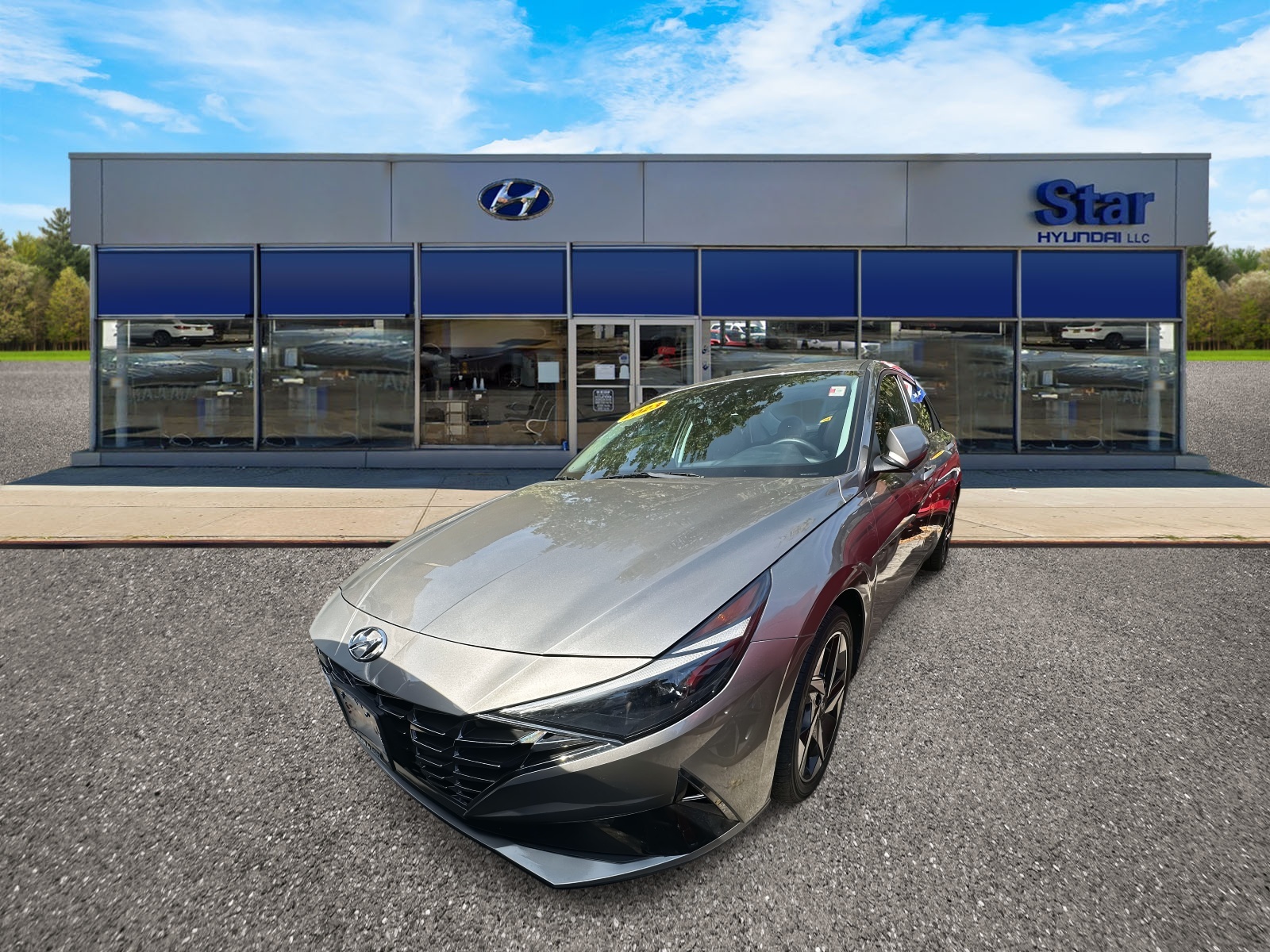 used 2023 Hyundai Elantra Hybrid car, priced at $21,599