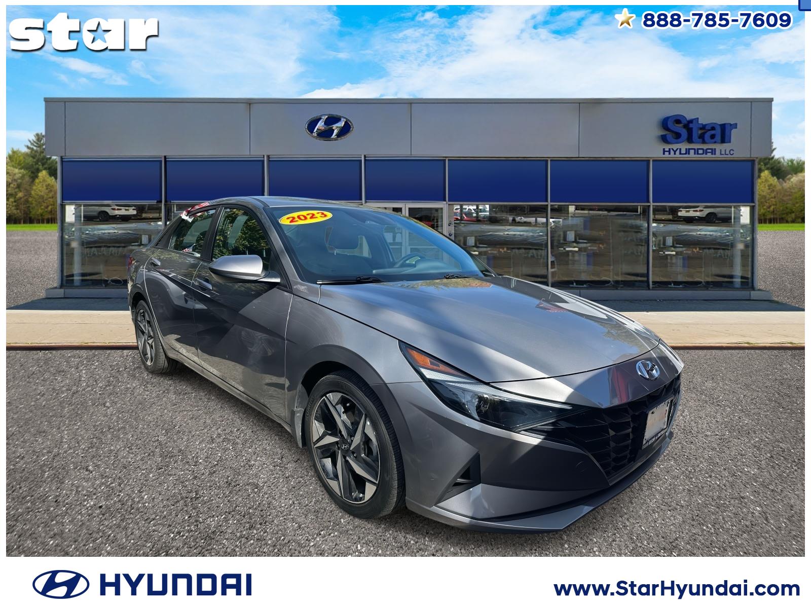 used 2023 Hyundai Elantra car, priced at $18,999