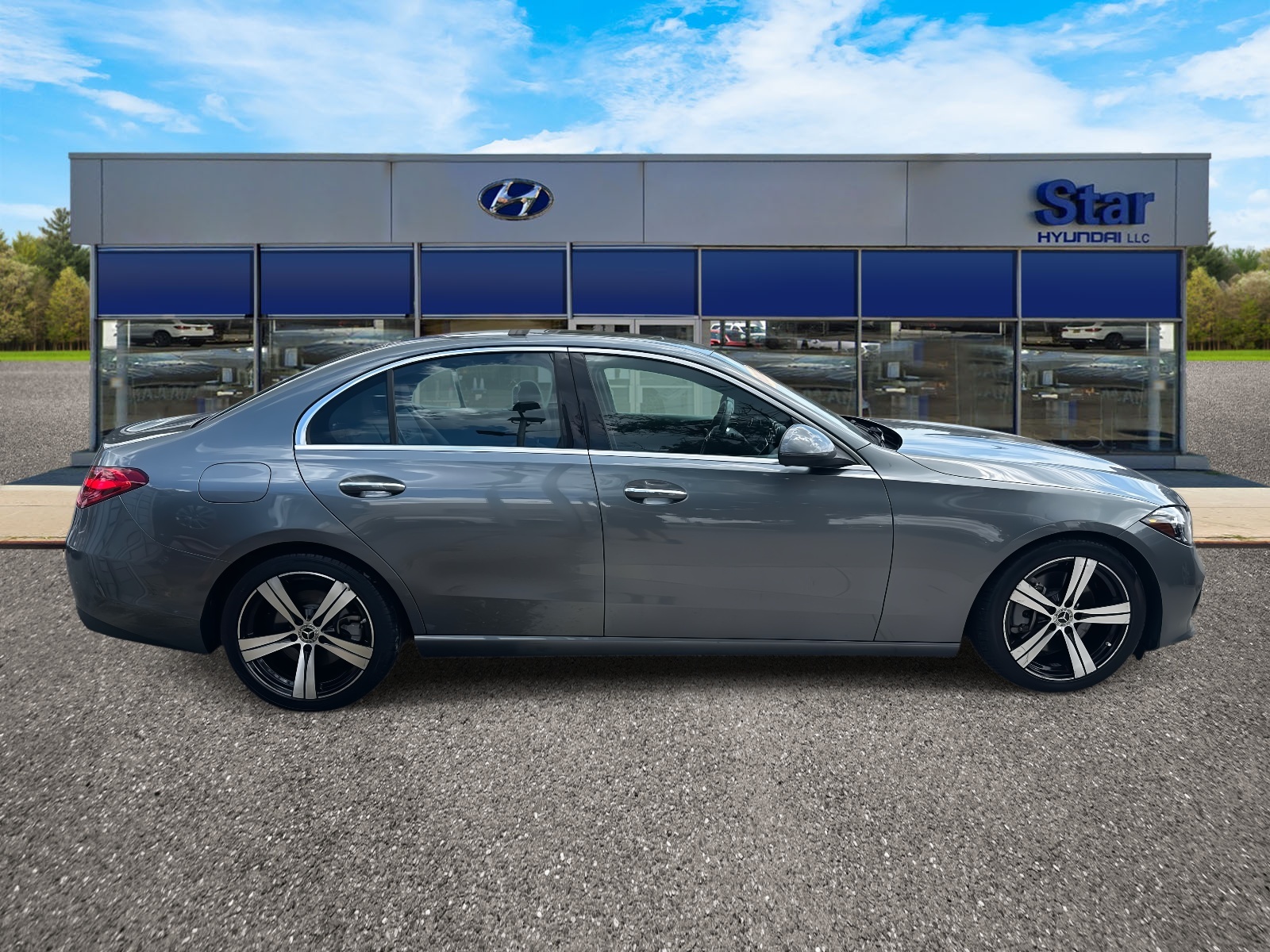 used 2022 Mercedes-Benz C-Class car, priced at $32,999