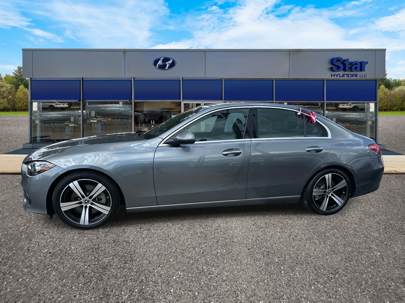 used 2022 Mercedes-Benz C-Class car, priced at $32,999