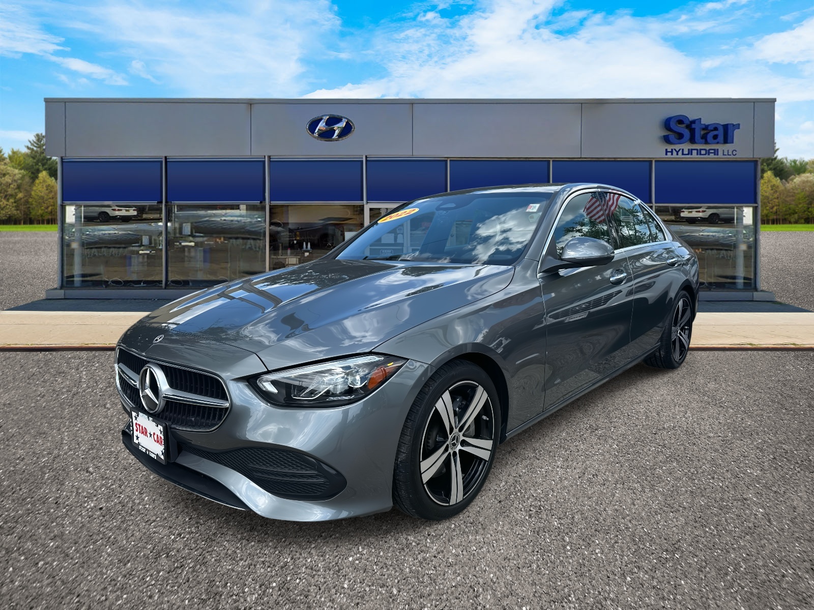 used 2022 Mercedes-Benz C-Class car, priced at $32,999