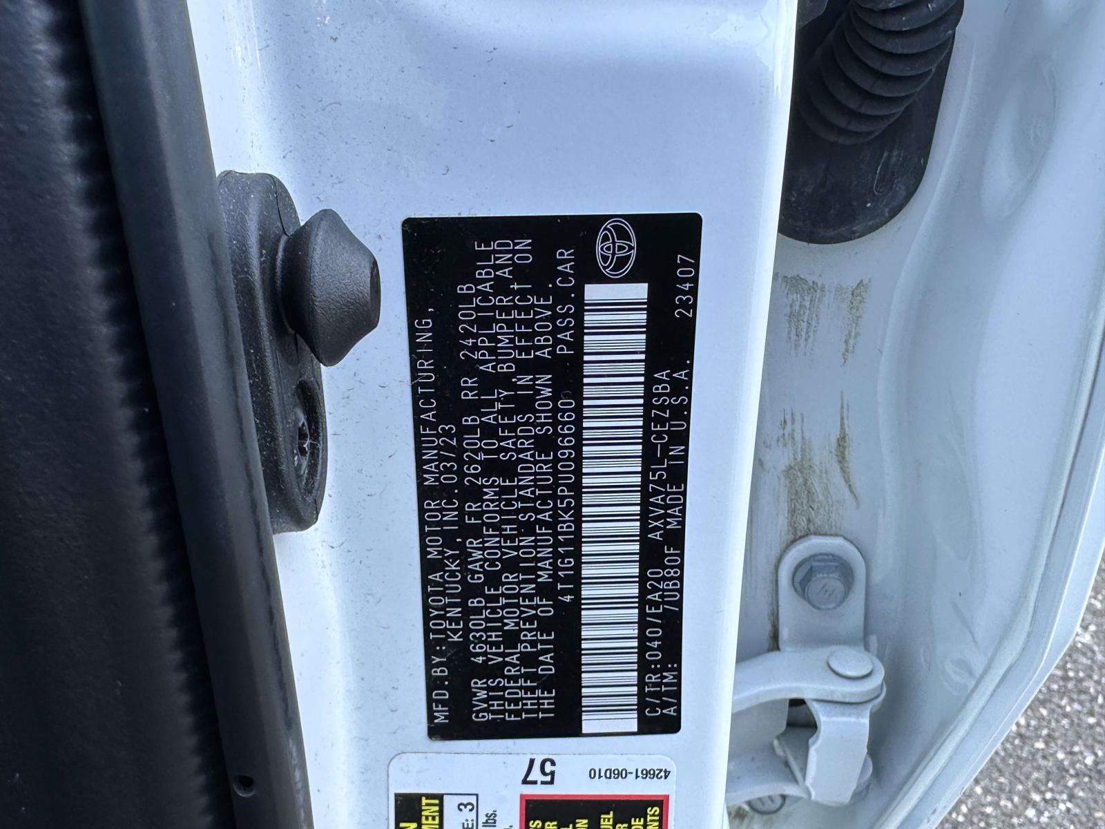 used 2023 Toyota Camry car, priced at $22,382