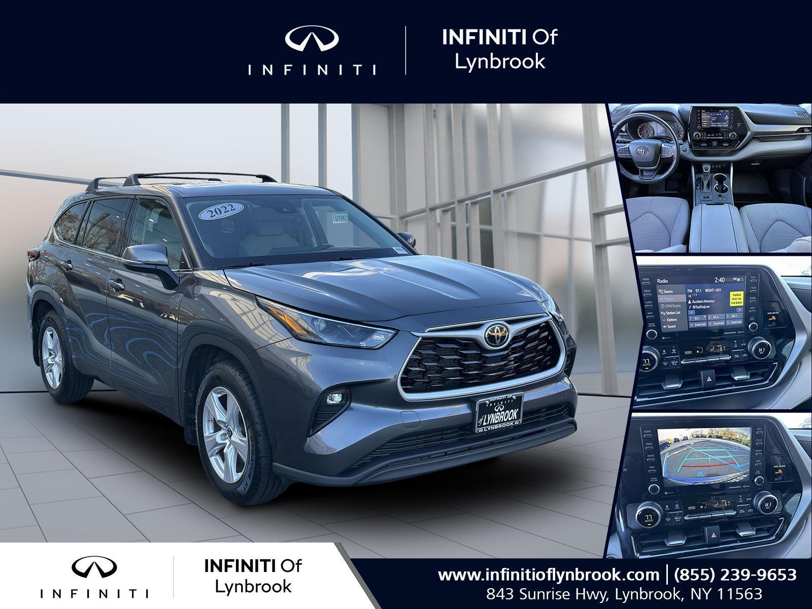 used 2022 Toyota Highlander car, priced at $35,755