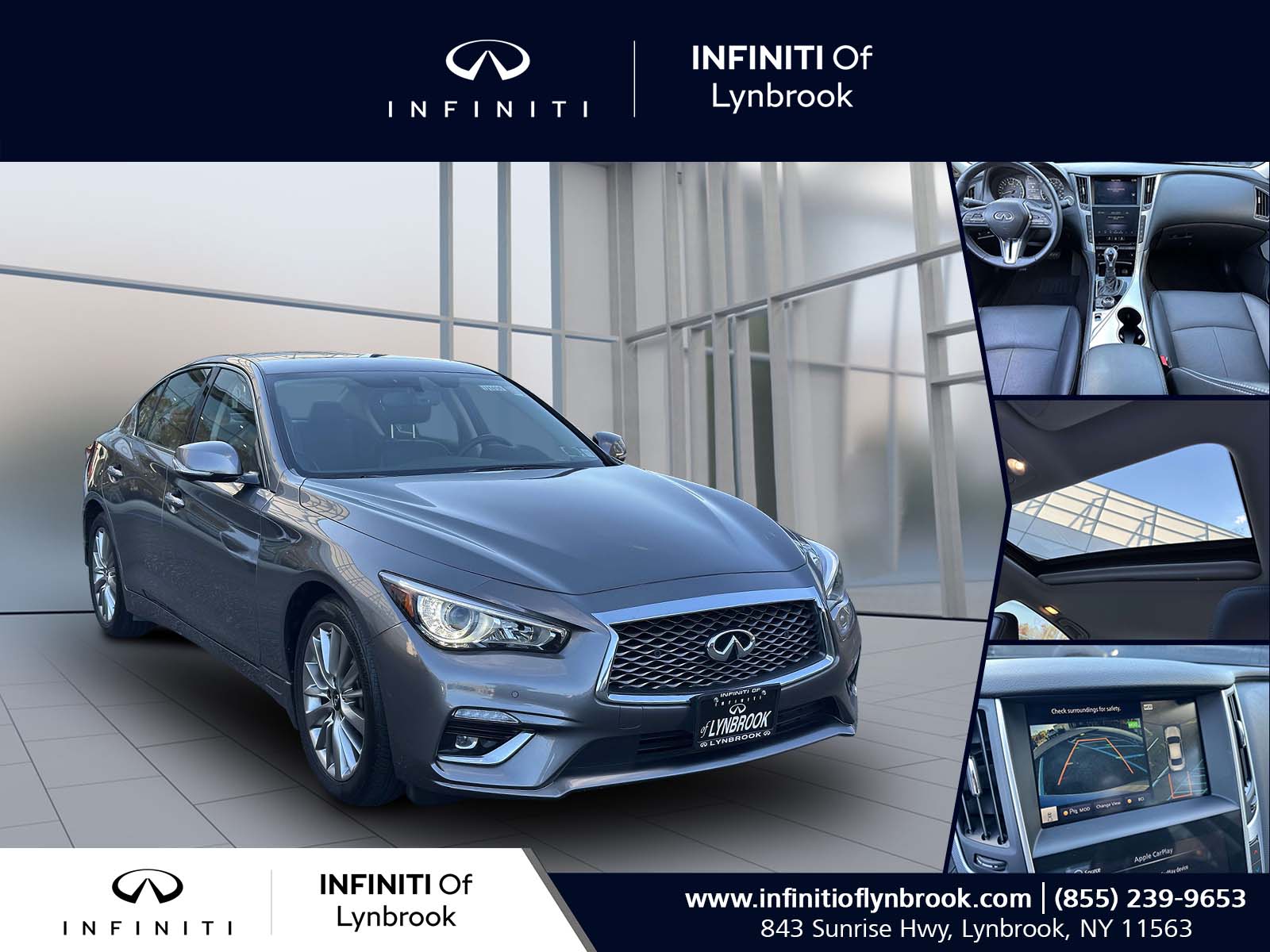 used 2024 INFINITI Q50 car, priced at $35,400