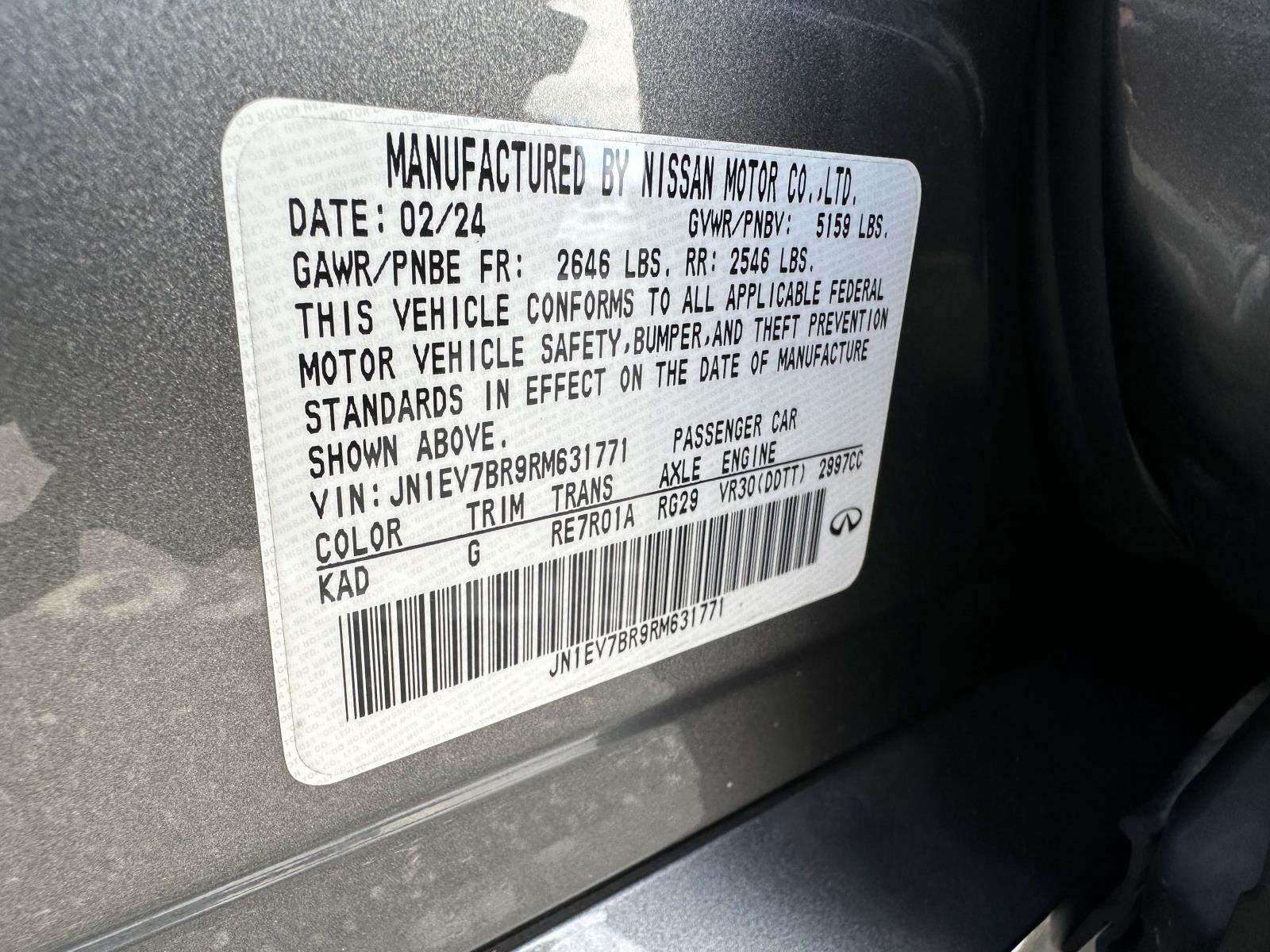 used 2024 INFINITI Q50 car, priced at $36,051