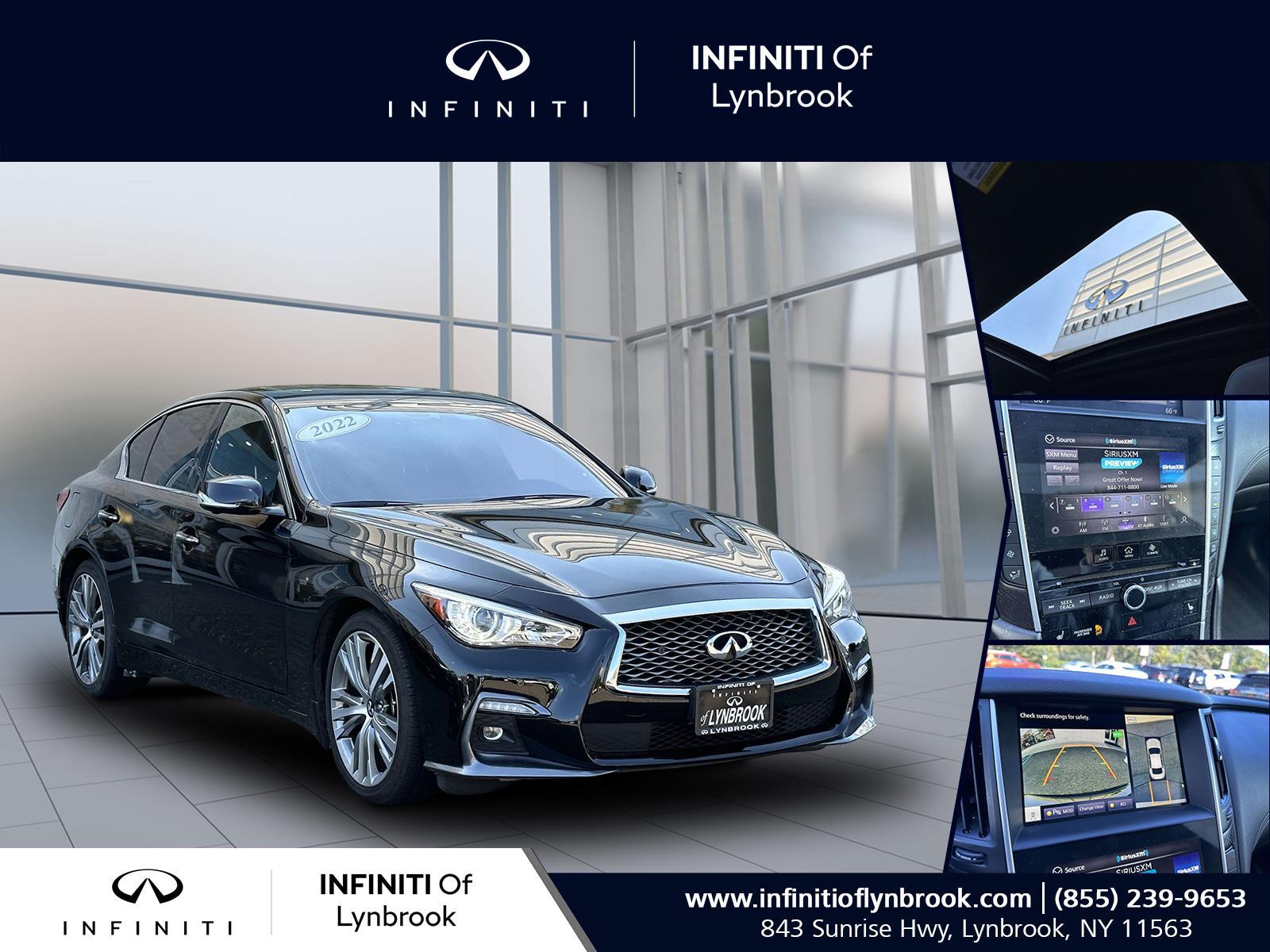 used 2022 INFINITI Q50 car, priced at $31,999