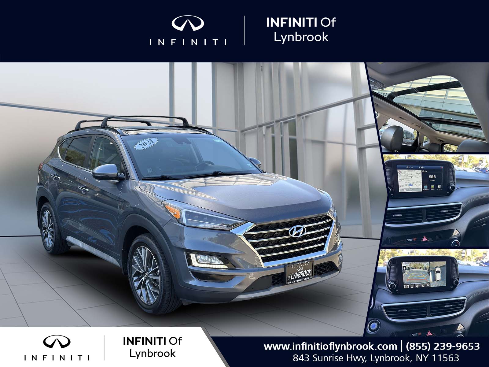 used 2021 Hyundai Tucson car, priced at $18,354