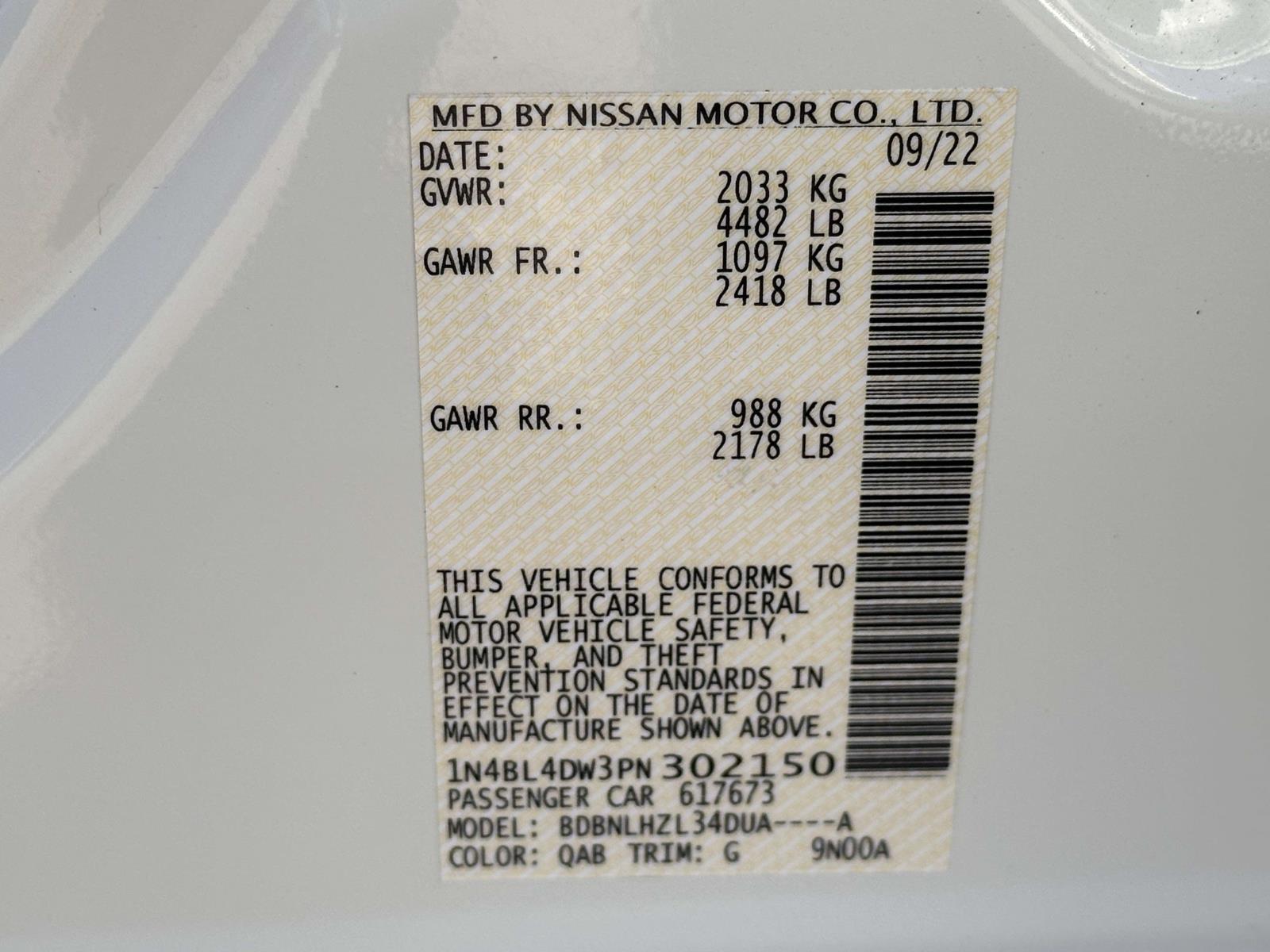 used 2023 Nissan Altima car, priced at $24,995